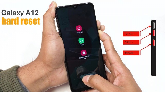 فرمت گوشی سامسونگ A12 بدون داشتن رمز